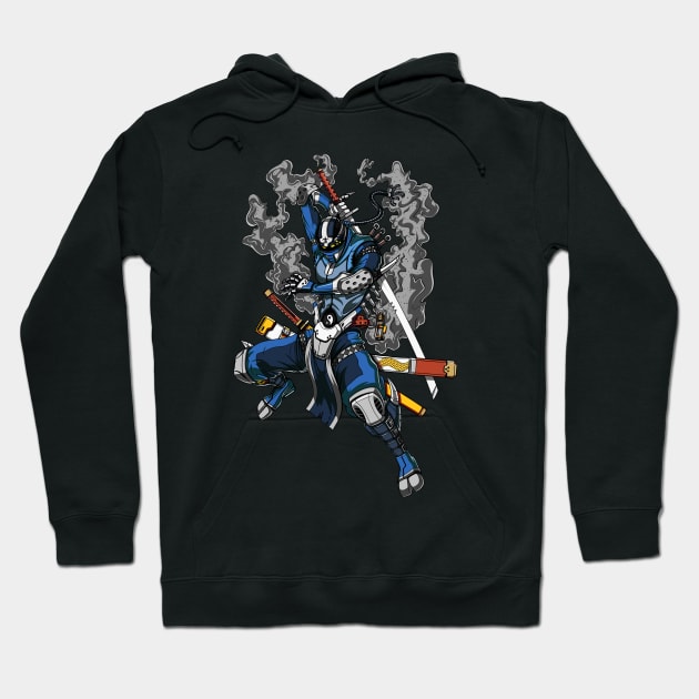 Ninja Robot Samurai Hoodie by underheaven